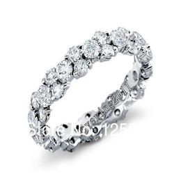 choucong Jewellery Bagues de mariage en diamant 8 carats taille coussin pour femme taille 5 6 7 8 9 10 Cadeau 306v