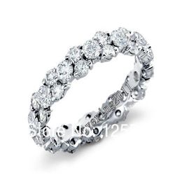 choucong Jewellery Bagues de mariage en diamant 8 carats taille coussin pour femme, taille 5 6 7 8 9 10, cadeau 198N