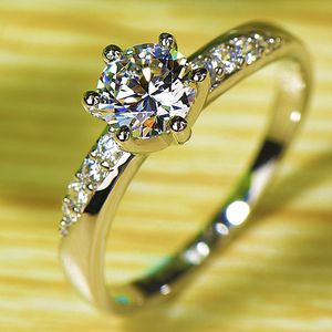 choucong pierre précieuse diamant 925 bague de mariage en argent sterling Sz 3-11 livraison gratuite cadeau