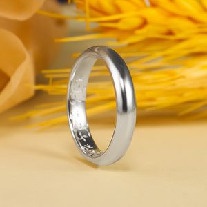 Choucong Trouwringen Real 100% 925 Sterling Zilver Eenvoudige Fijne Sieraden Party Eternity Glad Vrouwen Engagement Band Ring Gift