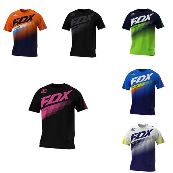 T-shirts masculins Chpb 2024 Fox Ranger Mens T-shirt Mountain Bike Sports Suit Off Road Vehicle Dh Motorcycle Jersey Beer