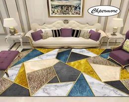 Chpermore European rétro grand tapis non glisse tatami tapis de chambre à coucher laving tapis de sol