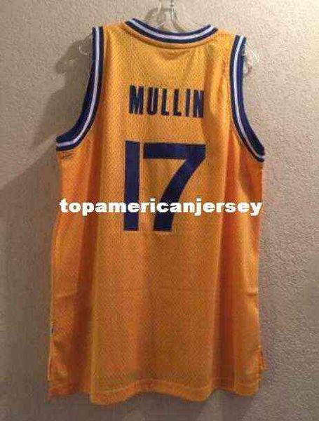 Chris Mullin # 17 Gold Soul AD Top Jersey Mens Vest Taille XS-6XL Maillots de basket-ball cousus Ncaa