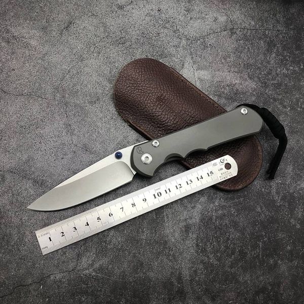 Chris Reeve Großes Sebenza Klappmesser 25 Anniversary TC4 Titanlegierungsgriff S35VN Klingenüberleben Outdoor Camping Jagdwerkzeuge EDC Taktische Ausrüstungsmesser