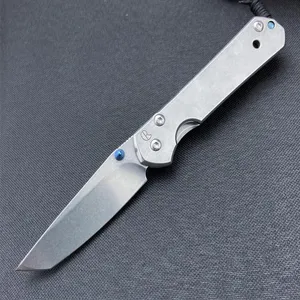 Chris Reeve Sebenza CR zakmes Tanto Blade CNC frezen titanium Gemerceriseerde handgreep Pocket EDC BM43 Tool Knives