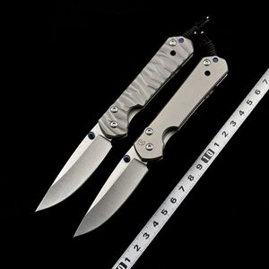 Chris Reeve pequeño Inkosi 21/25 cuchillo plegable de titanio al aire libre Camping caza bolsillo EDC herramienta cuchillo
