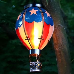 Christams Solar Lantern Waterdichte luchtballon met verlichting Outdoor Garden Light Decro Wedding Holiday Party Decoration 240127