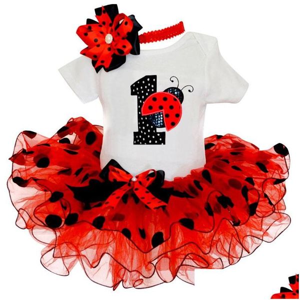 Robes De Baptême Bébé 1er Premier Anniversaire Nouveau-Né Costume De Fantaisie Robe De Bébé Pour Fille Tenues Drop Delivery Enfants Vêtements De Maternité Dhbgl