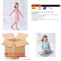 Vestidos de bautizo Eva Zheng Store Extra Tarifa Drop entrega Drop Kids Baby Kids Maternity Clothing Otiha