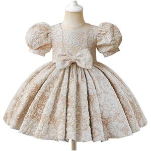 Doopjurken Meisjes Rok Jurk High-End Eerste Verjaardag Bloem Kinder Gezwollen Prinses Drop Delivery Baby Kinderen Zwangerschap Clothi Dhfzg