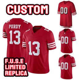 Christian McCaffrey Deebo Samuel Brock Purdy camiseta de fútbol Nick Bosa George Kittle Patrick Willis Fred Warner Jerry Rice Talanoa Hufanga Legacy Réplica de camiseta