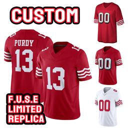 Christian McCaffrey Deebo Samuel Brock Purdy Football Jersey Nick Bosa George Kittle Patrick Willis Fred Warner Jerry Rice Talanoa Hufanga Legacy Replica Jersey