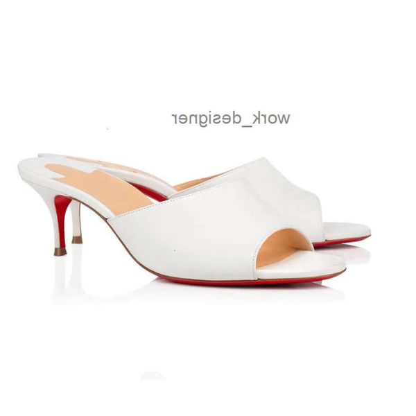 christiane loubiton louboutine christians louboutins Sandalias de verano para mujer Sliper Diseños de suela roja Nuevo estilo Nicols está de vuelta Redsoles Sandalia Pisos Pri Вы JNFH