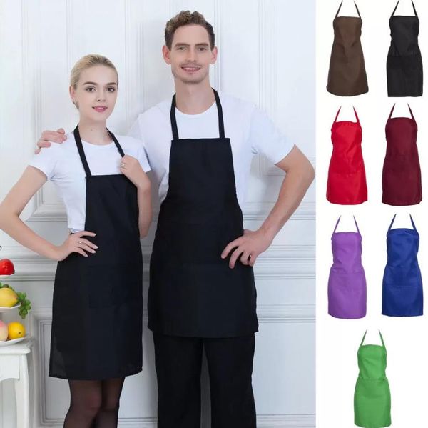 Noël réglable cuisine cuisine tablier pour femme hommes Chef serveur café boutique BBQ coiffeur tabliers cadeau personnalisé bavoirs en gros