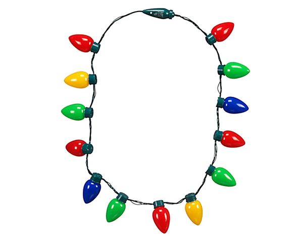 Nouveauté Éclairage Noël 13 led Collier Light Up Ampoule Party Favors Pour Adultes Ou Enfants Comme Cadeau