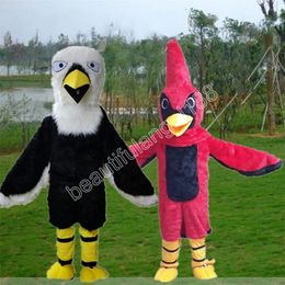 Costume de mascotte d'oiseau d'animal de noël, tenue de personnage de dessin animé, Halloween, taille adulte, fête d'anniversaire, tenue d'extérieur, caritative