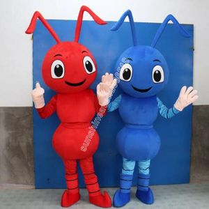 Costume de mascotte de fourmi de Noël personnage de thème de dessin animé Carnaval unisexe adultes taille Halloween fête d'anniversaire fantaisie tenue de plein air pour hommes femmes