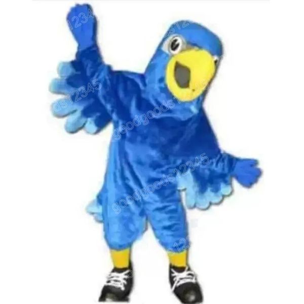 Disfraces de mascota de halcón azul de Navidad Traje de personaje de dibujos animados de Halloween Traje de personaje Carnaval Publicidad de Navidad Fiesta de cumpleaños Disfraces para hombres y mujeres