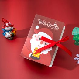 Christmas Book Shape Box Box Santa Claus Gift Candy Sacs Christmas Baking Packaging Sac Candy Boîtes de Noël décorations de la maison