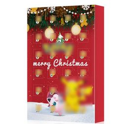 Calendario de Navidad Caja ciega juguetes Anime Acción figurativa Modelo PVC Kid Toy 24 PPCS Juego de regalo