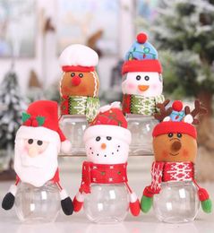Christmas Candy Jar Doll Planched Snowman Shape Box Box Box Box Conteners For Home Cafe Restaurant Office4759954