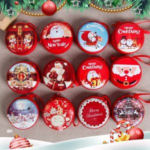 Kerst Candy Jar Mini Tin Box Sealed Jar Small Storage Cans voor Kid Verpakking Xmas Candy Box Christmas Gift Box