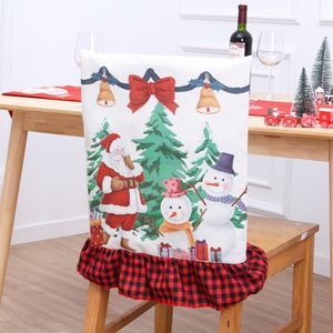 Kerststoel Covers Decoratie Eetstoel Cover Santa Claus Tree Snowman Home Party Decor C8225 7styles