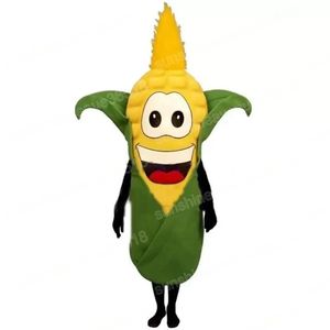 Christmas Corn Mascot Costume Cartoon thème personnage Carnival Unisexe Adults Size Halloween Birthday Party Fancy Outdoor tenue pour hommes femmes