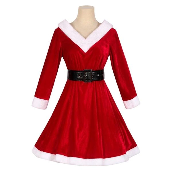 Disfraz de Navidad Disfraz de Cosplay Nuevo disfraz temático de fiesta de Navidad medieval Vestido de Navidad Disfraz de escenario COS Disfraces de grupo de espíritu navideño