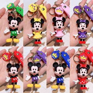 Kerstkruisgrens Nieuwe Cartoon Character Drop Lijm Doll Keychain Car Bag Key Pendant Gift