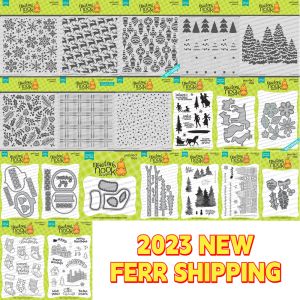 Christmas Cutting Dies Stamp Poch Scchic Scrapbooking Diary Decor Carte en relief 2023 Nouveau fait à la main