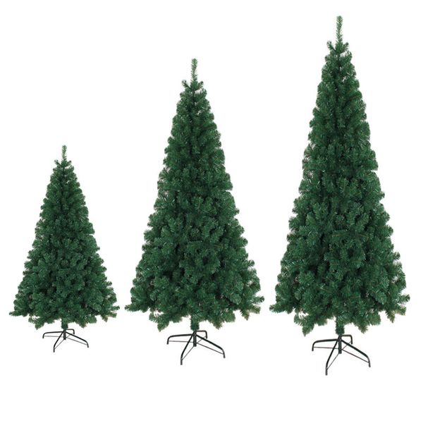 Décorations de Noël 1.21.51.8M Grand arbre artificiel Pin géant Effet dense Navidad pour l'année de la maison 221104