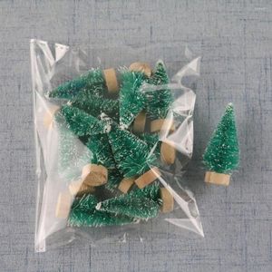 Décorations de Noël 1 sac bon arbre de Noël artificiel charmant décoration écologique pour club mini
