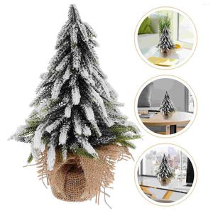 Decoraciones navideñas, 1 pieza, estatuilla de árbol, mesa, árboles artificiales, mesa pequeña