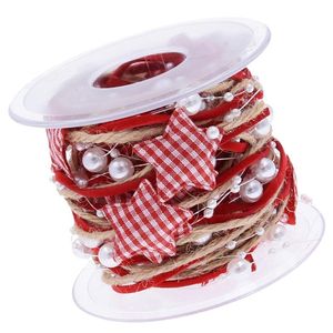 Kerstdecoraties 1 Roll Ribbon Festival Party Gift Packing Xmas DIY