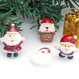 Christmas Decorations 10 PCS Fairy Tale -personages Miniatuur Bebaarde Santa Resin Holiday Decoration Home Accessoires ornamenten