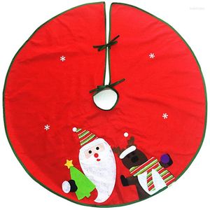 Kerstdecoraties 10 pc's / kavel 90 cm Tree rokschorten omringen Merry Santa Claus Elk Design Deluxe ornamenten Xmas Party Gift