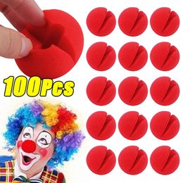 Kerstversiering 100 1 Stuks Rode Ballen Schuim Clown Neuzen Spons Cosplay Kostuum Voor DIY Thuis Halloween Party Decors Levert 231116