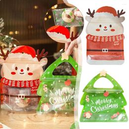 Décorations de Noël 10pcs Sacs-cadeaux Festival Perfect pour les anniversaires Fêtes et décoration de vacances Biscuit de bonbons idéaux Chocolat L8Q6