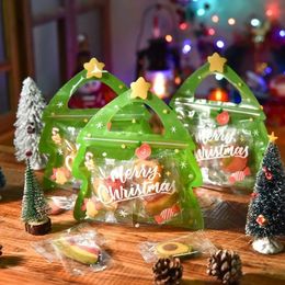 Décorations de Noël 10pcs sacs-cadeaux de festival parfaits pour les fêtes d'anniversaire et la décoration de vacances idéales bonbons biscuits biscuits chocolat 231017