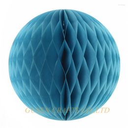 Kerstdecoraties 10pieces/partij 6 "(15 cm) Lake Blue Tissue Paper Honeycomb Balls Hangende bruiloft met 23 kleuren kunnen worden gekozen