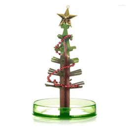 Kerstdecoraties 14 cm DIY Fun Gifts Home Holiday Party Decoreren Props Mini Magic Grow Tree Tabletop Baubbles.