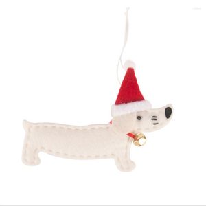 Décorations de Noël 15 cm Dckhund Dog Ornements Decoration For Home Tree Pendant 2022 ANNÉE CADEAU KIDS NAVIDAD KERS