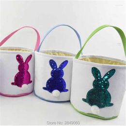 Kerstdecoraties 16 Styles Easter Basket Canvas tot tas ei jachtfeest cadeauzakken bruiloft decoratie snoep