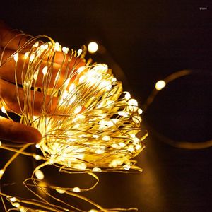 Christmas Decorations 1M 2M 3M 5M 10M Copper Wire LED String Lights Garland For Tree Year Decoration Home