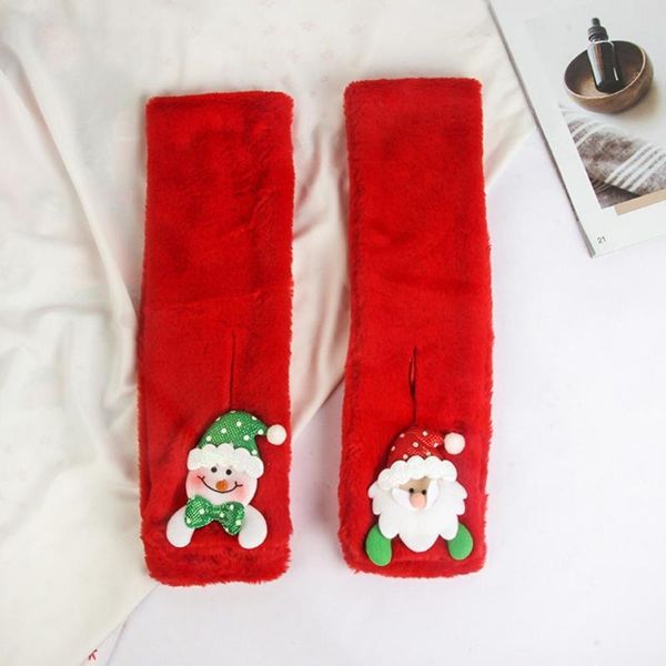 Décorations de Noël 1pc 91 / 13cm Écharpe rouge Tissu Santa Claus Style de Noël Accessoires de costumes de Noël / Décoration festive