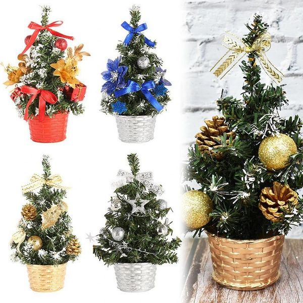 Decoraciones navideñas, 1 Uds., miniárbol, decoración, regalos familiares, suministros, decoración del hogar, regalo de Navidad 2024