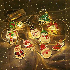 Kerstdecoraties 2# Batterijmodellen vallen Decor Thanksgiving Decoratie Led Squirrel Hedgehog Licht String Stringchristmas DecorationSchr