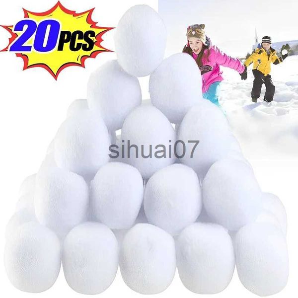 Décorations de Noël 20/10/5 pièces flocon de neige blanc boule de noël suspendus ornement bricolage artisanat boules de mousse d'arbre de noël pendentif rond décor du nouvel an pour la maison x1020