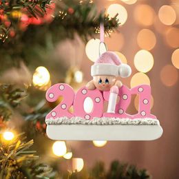 Kerstdecoraties 2022 DIY Drop Ornamenten Hangende decoratie Geschenkproduct Gepersonaliseerde Familie Pendant Navidad Decoraciones Para El Hogar